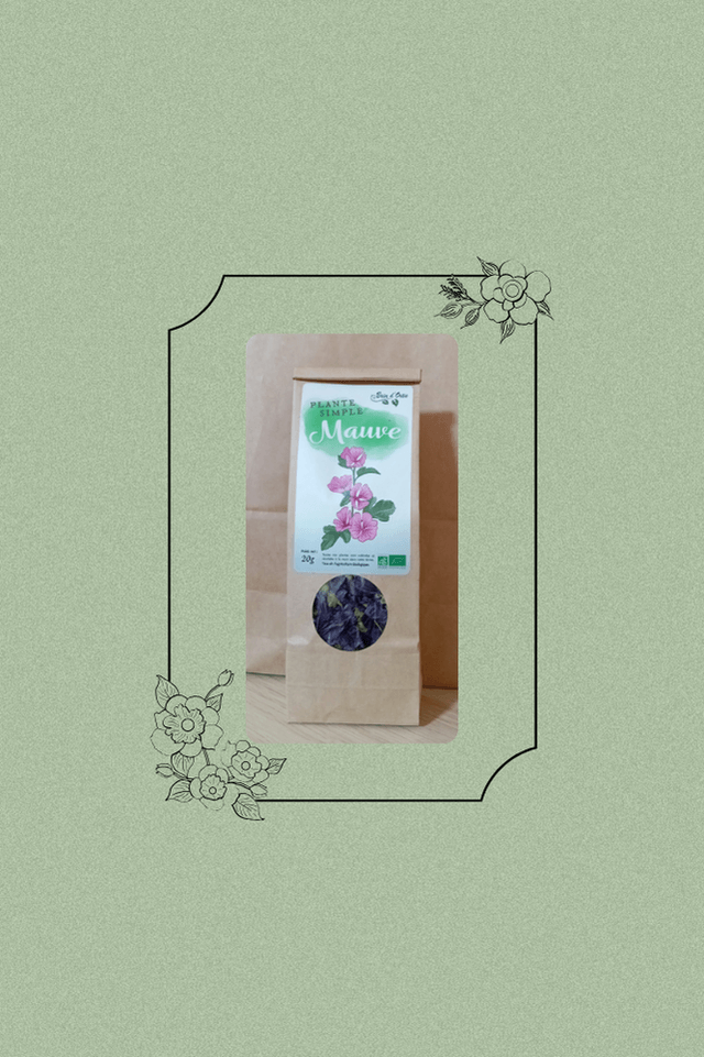 Fleur simple, Mauve