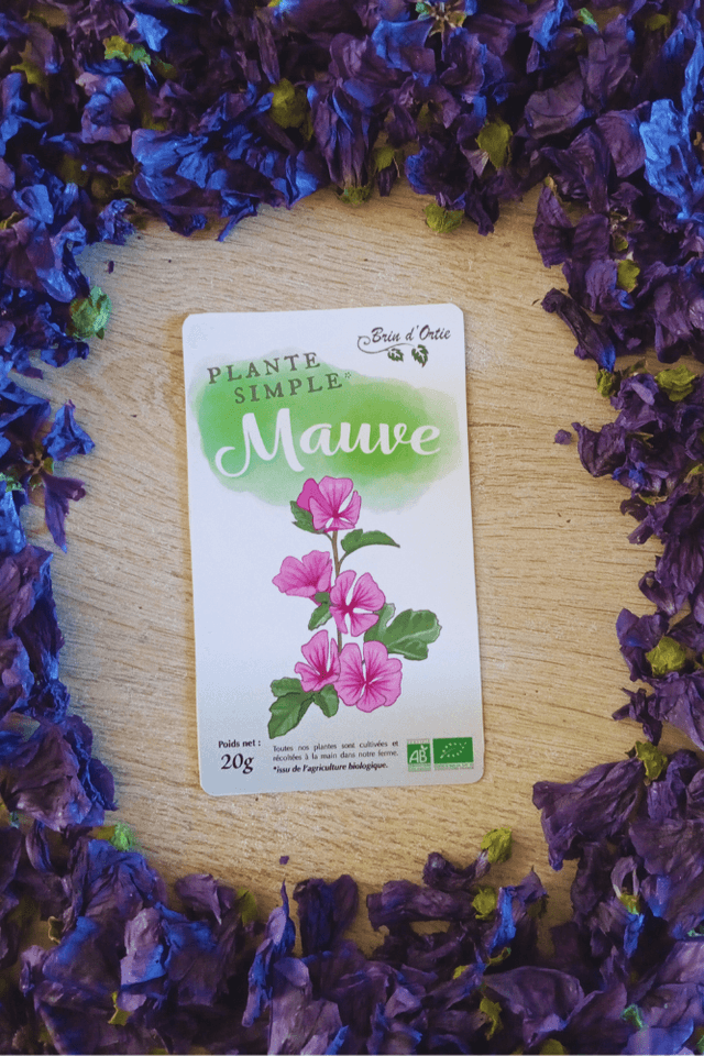 Fleur simple, Mauve
